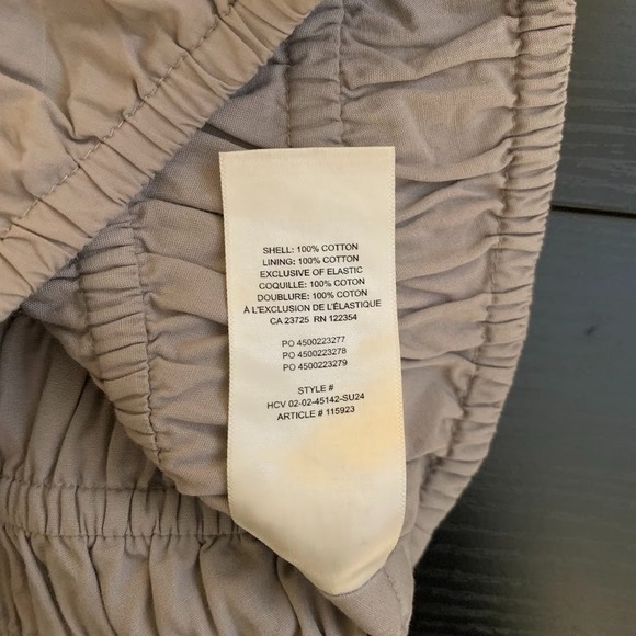 NWT Aritzia Sunday Best Martine Poplin Top Gray Smocked Chic Minimalist Women XS - Picture 12 of 12